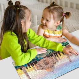 hello friend Taj Mahal 500-Piece Jigsaw Puzzles for Kids and Childrens – Ages 9+ image 3