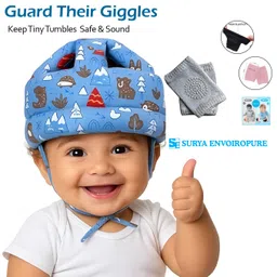 surya kids Baby Safety Helmet With Kneepad image 1