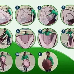 buy & believe Premium Quality Double Mosquito Net Polyester Washable Adults Mosquito Net image 4