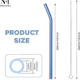 nfi essentials Bent Drinking Straw image 3