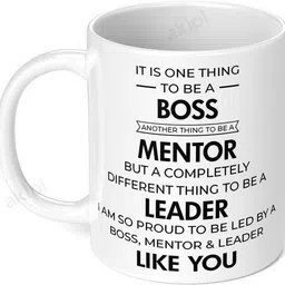 manorath Boss White Printed Ceramic Coffee mug Ceramic Coffee Mug-picture-15