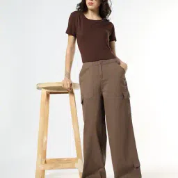 buda jeans co Women Wide-Leg Cargo Pants image 1