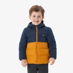 quechua Kids’ padded hiking jacket, 2-6 years NH500 - Blue and Brown-picture-25