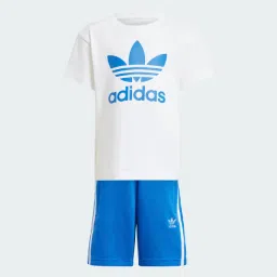 adidas adicolor shorts tee set kids kids originals kids originals image 4