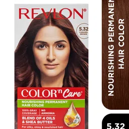 Revlon Color n Care Nourishing Permanent Hair Colour with Shea Butter - Caramel Brown 5.32 image 2
