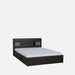 spacewood Kosmo Mayflower Queen Size Bed in Vermount Woodpore Finish with Box Storage image 3
