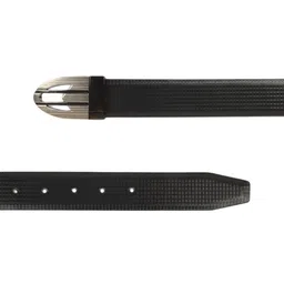 ZEVORA Men Brown & Black Textured PU Formal Reversible Belt image 5