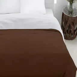 RF RELAXFEEL Brown & Grey Geometric Heavy Winter 233 GSM Single Bed Quilt image 5
