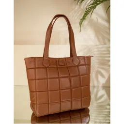 ABELARDO DE MODA Longchamp Brown Leather Tote Bag (L)-image-0