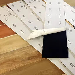 Jaamso Royals Brown Patterned Waterproof Wear-Resistant Flame-Retardant Flooring Wallpaper image 2