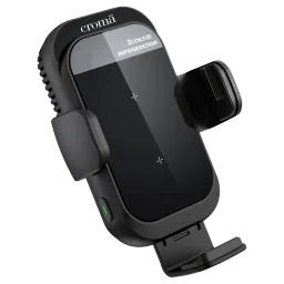 Croma 15 Watts Wireless Car Mobile Charger (FOD Technology, Black) image 2