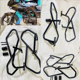 CRASHGUARD Crash Guard Leg Guard LEGGUARD with Frame Slider for Bajaj Pulsar 220 Bike Fairing Kit-image-49