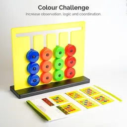 s sukan tex Montessori Sliding Puzzle Fun Logic Game for Kids image 3