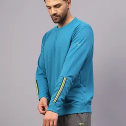 shiv naresh Men Full Sleeve Solid Sweatshirt image 3