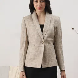 globus Wool Self Design Coat For Women-picture-44