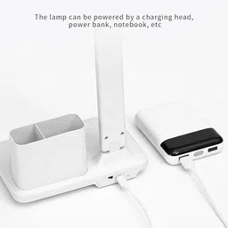 bhadiyadra empire Rechargeable LED Stand Desk Lamp | Modern Office Reading Table Light Study Lamp image 5