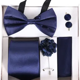 RANDOM STRIPE Satin Cufflink & Tie Pin Set image 1