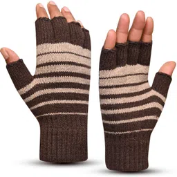 desoria Striped Winter Women Gloves image 1