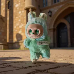 fresh face Labubu Doll Stuffed Toy F50 - 15 cm image 1