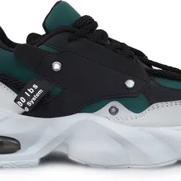 crown Trendy Air Sole Sneakers for Men | Breathable Casual Lace-Up Shoes Party Wear For Men image 4