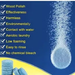 rodiq Car Glass Cleaner Tablet Car wiper Glass cleaner Pack of 10 Cleaning Tablets Vehicle Interior Cleaner image 3