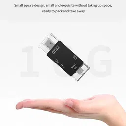 PLUGPULSES All-in-One Portable USB Card Reader with Type-C, Micro USB & SD/TF Slots Card Reader image 5