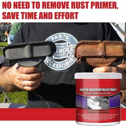 actrovax 100ML Water Based Metallic Paint Metal Rust Remover Rust Removal Solution image 3