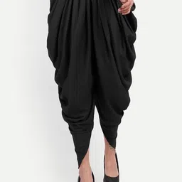 house of common Women Solid Dhoti Pant | Stylish Ethnic Bottomwear | Comfortable Rayon Fabric Solid Women Dhoti-picture-29