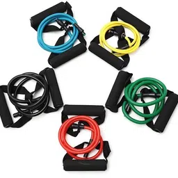 dr pacvu Pack 2|Hand Gripper and Single Toning Tube|Body Stretching and Fitness Equipment Fitness Accessory Kit Kit image 5