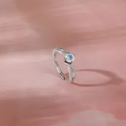 Sterling Silver Zircon Ring-image-71