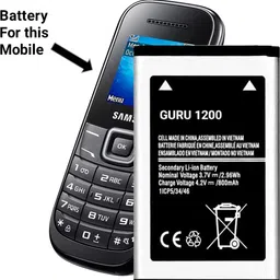 Wokia-Electronics Company Mobile Battery For Samsung Guru 1200(Gold)/800mAh(Premium Quality)-image-11