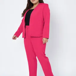 brinns Women Formal Suit Solid Suit image 4