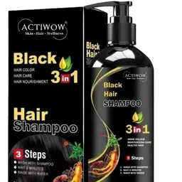 Black Hair Shampoo for Soft Vibrant Shine Shampoo-image-5