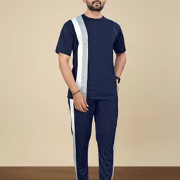 linsor fashion Striped Men Track Suit image 1