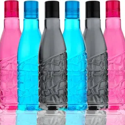 conquer Zigzag Design Stylish Water Bottle Set for Home Office School Fridge 1000 ml Bottle-picture-27