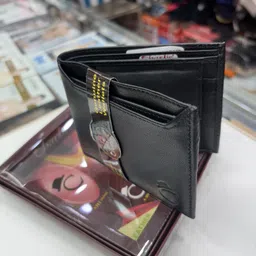 himanshu hosiery Men Casual Black Genuine Leather Wallet image 2