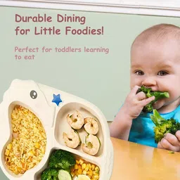 adore Sea Horse - Plastic feeding plate with Spoon & Fork - Polypropylene image 4