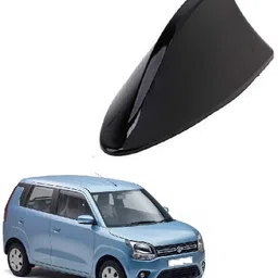 spreadx Shark Fin Roof Antenna Aerial ABS AM/FM Radio Signal for Wagon-r Type-4 - Black Whip Vehicle Antenna-picture-33