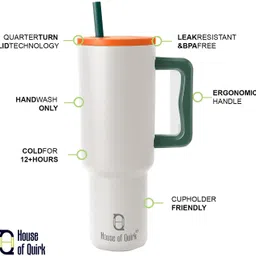 house of quirk 1200 ml Steel Bottle image 2