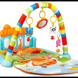 FK_5 in 1 Baby Gym Mat Piano Gym Mat Rack Infant Music Fitness Rack Rattle Toy-image-91