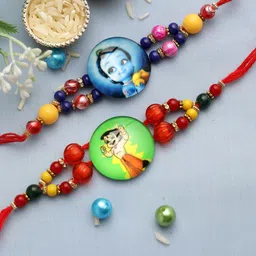 Aapno Rajasthan Set of 2 Multocoloured Superhero Rakhi-picture-29