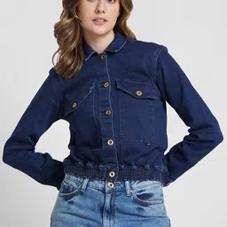 SPYKAR Denim Jacket with Patchwork-picture-21