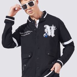 Maniac Typography Printed Cotton Tailored Jacket-picture-21