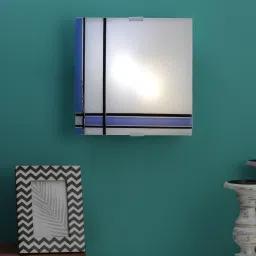 eliante by jainsons lights Contemporary Metal Flush Mount Wall Light (White) image 1