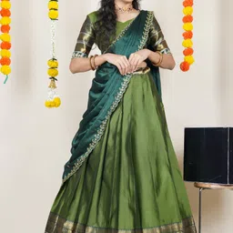 mr y Self Design Semi Stitched Lehenga Choli-picture-19