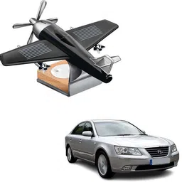 zulustyl Airplane Glider Design Car Air Freshener Perfume Solar Power Black-32 Portable Car Air Purifier image 1