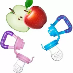 blessings ent Pack Of 2 Pcs Silicone Baby Infant Fruit Feeder Dummy Pacifier Newborn Nipple Teether and Feeder image 2