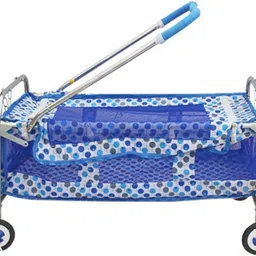 lionbolt Kids Jhula for Baby Kids Cradles/Palna New Born Babies with Mosquito Net Bassinet-picture-12