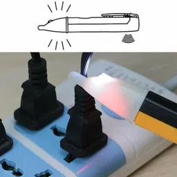 smartwo AC Voltage Line Tester With Buzzer And LED Torch Light Digital Voltage Tester image 2