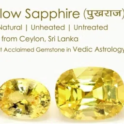 RS GEMS 5.25 Carat Natural Pukhraj Stone Gemstone For Rashi Ratan Sapphire Stone image 5